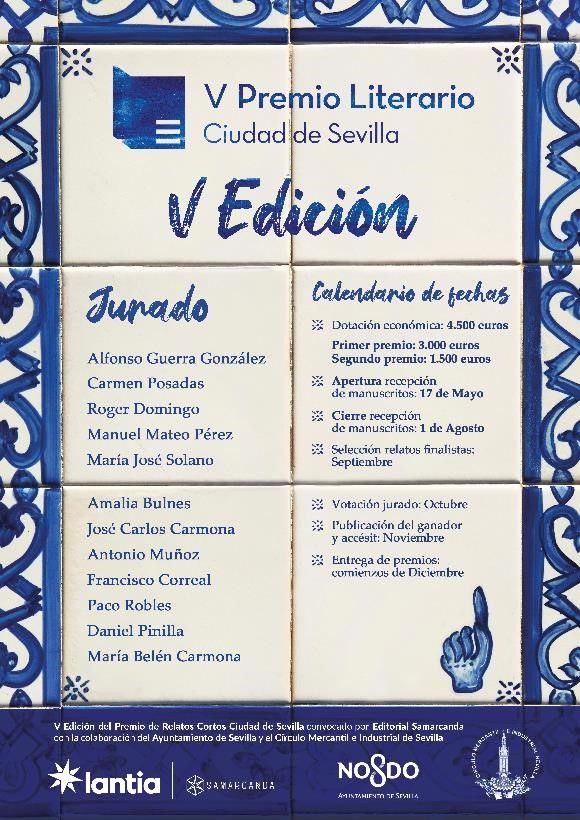 Abierta la convocatoria de la V edición de Premio de Relatos Cortos Ciudad de Sevilla