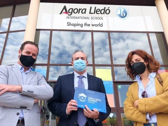 El Colegio Agora Lledó International School de Castellón, reconocido como 'Escuela Digital Referente'
