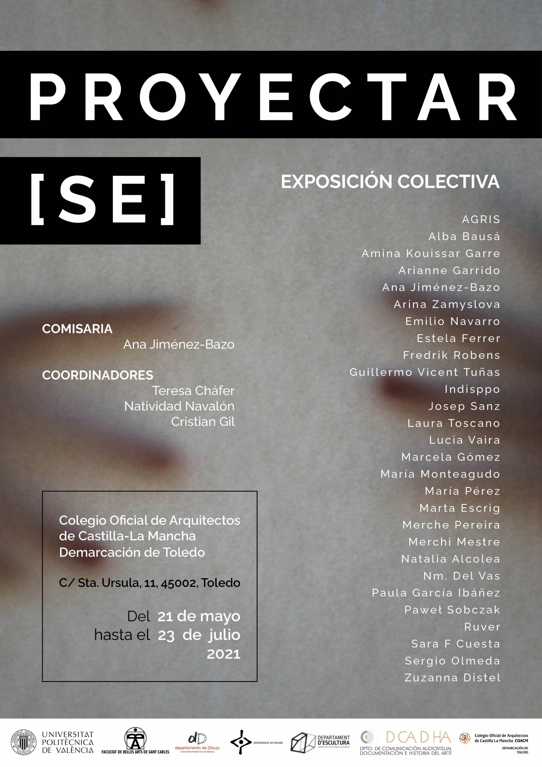 Exposición colectiva de artistas emergentes 'Proyectar[se]' en la demarcación de Toledo del COACM