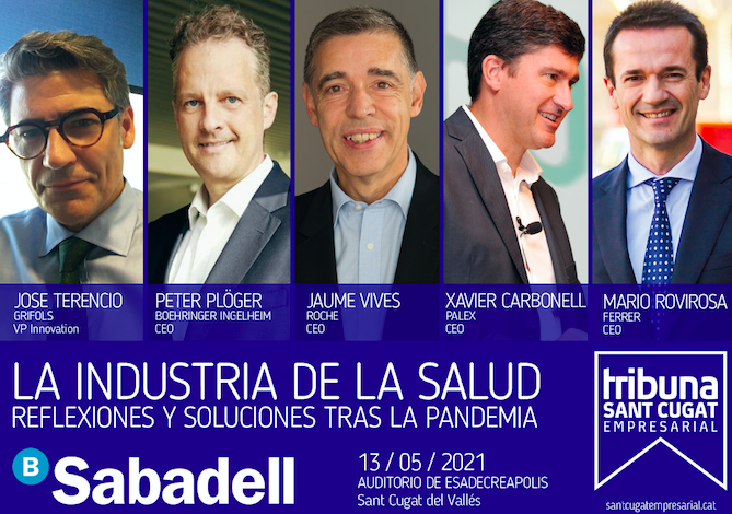 Roche, Grifols, Boehringer Ingelheim, Ferrer y Palex coincidirán en el Tribuna Sant Cugat Empresarial