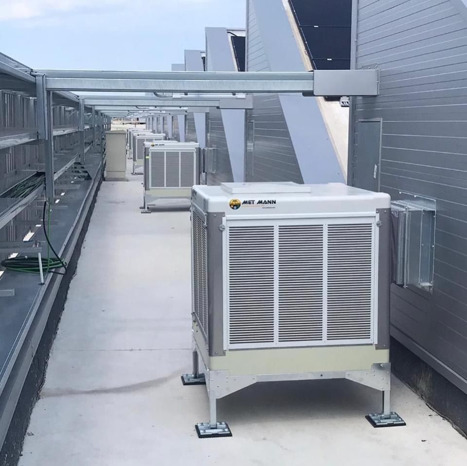 Sistemas de climatización evaporativa MET MANN en MERCABARNA