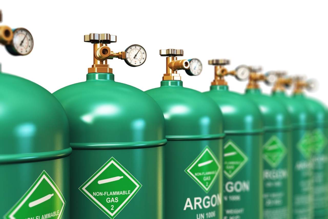 Botella de argón de Bidasogaz para soldadura TIG