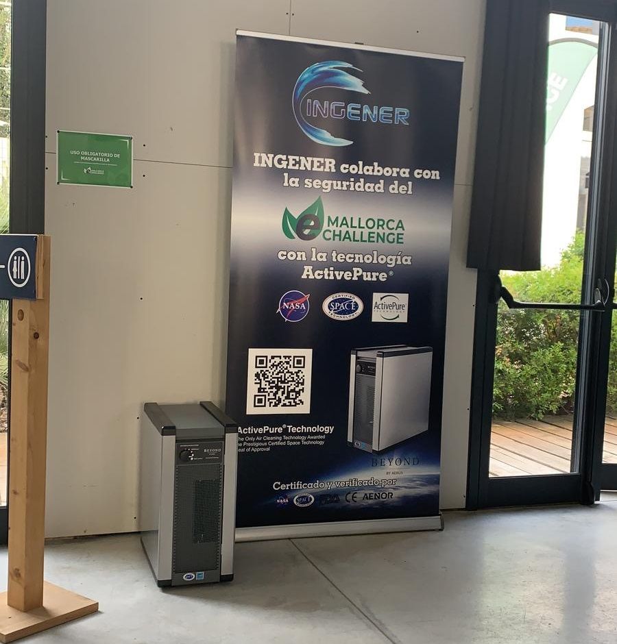 Aire limpio y espacios seguros en el eMallorca Challenge gracias a ActivePure