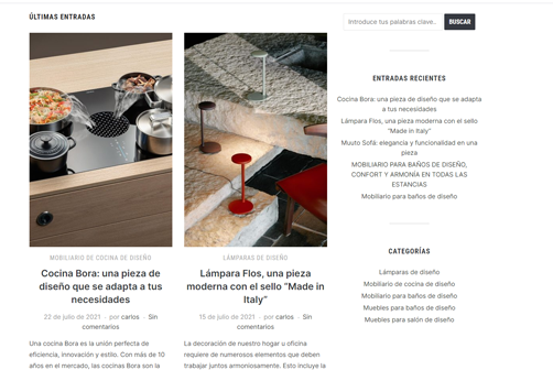 Oxigen Interiors estrena blog sobre muebles de diseño