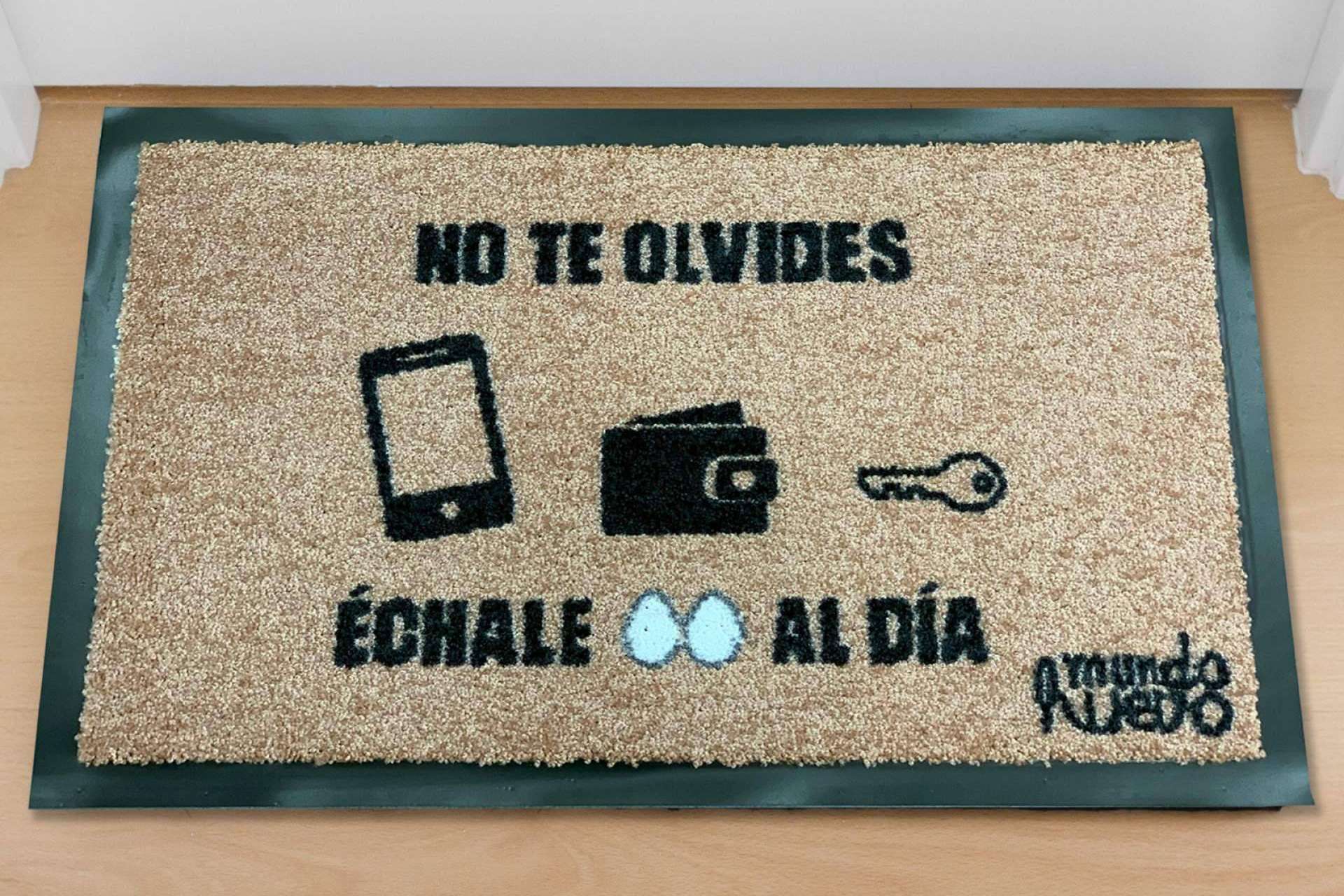 Mundohuevo y su gran variedad de felpudos originales para alegrar la entrada del hogar