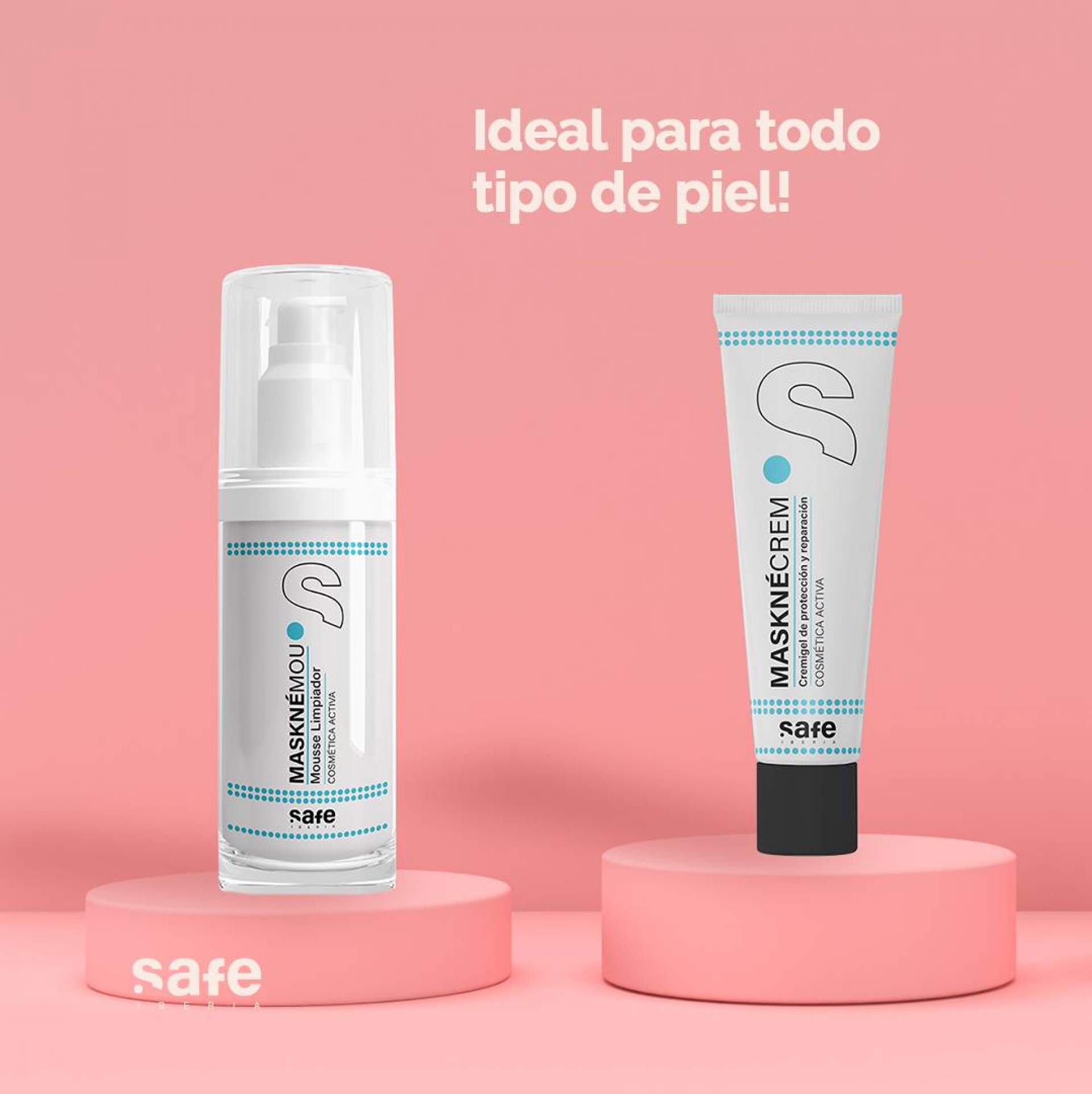 La solución activa y natural para la reacción cutánea de la mano de la línea de cosméticos MASKNÉRITUAL de Safe Iberia