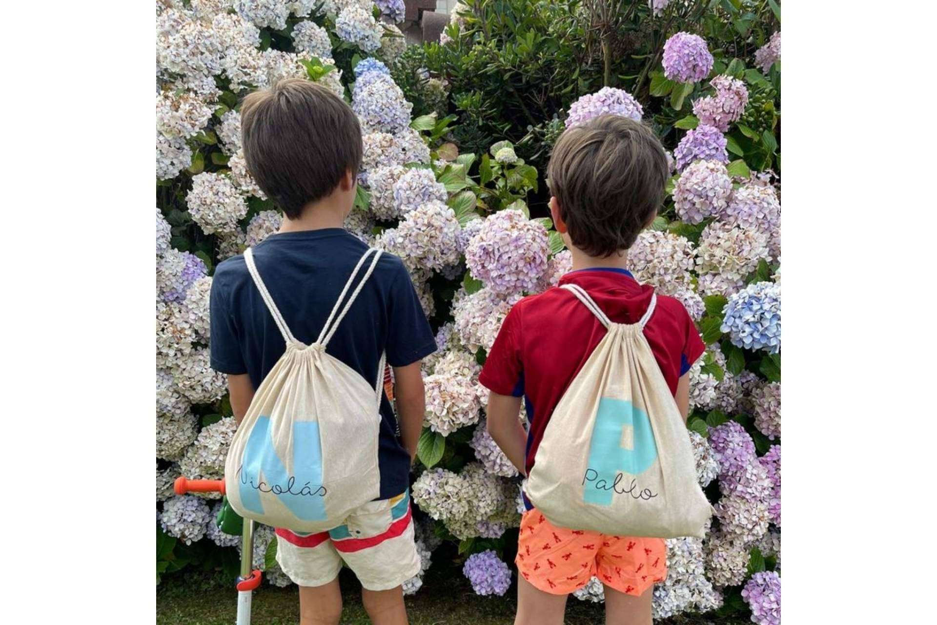 Las mochilas personalizadas de Nicolasito