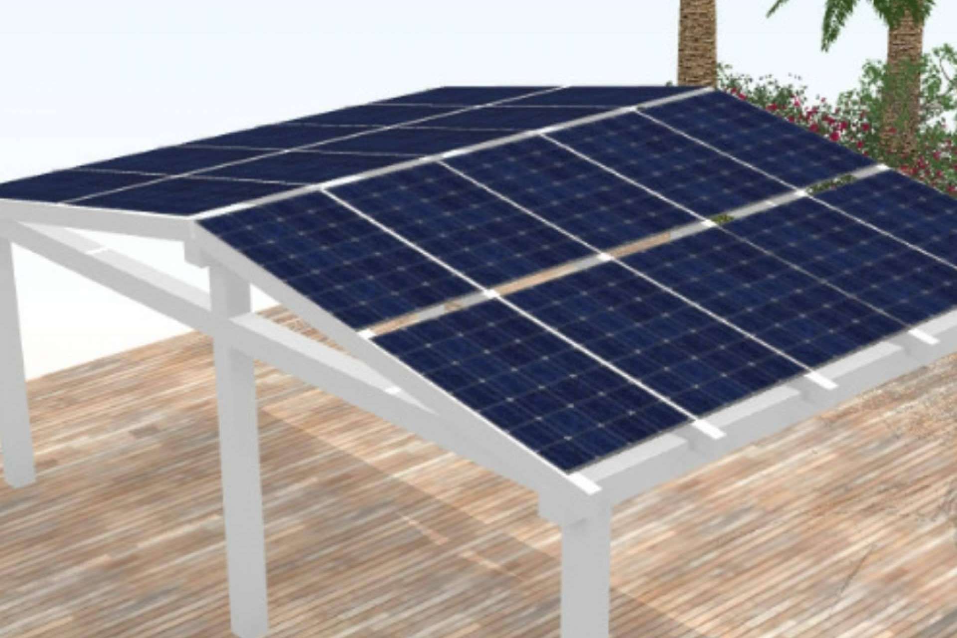 Alternativas para producir energía solar: la pérgola solar fotovoltaica de Solar Energy