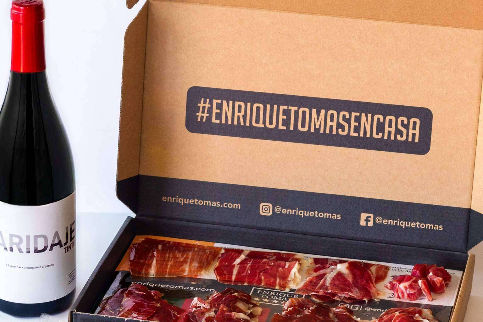 La cata comentada online de Enrique Tomás permite llevar el sabor del jamón ibérico a casa