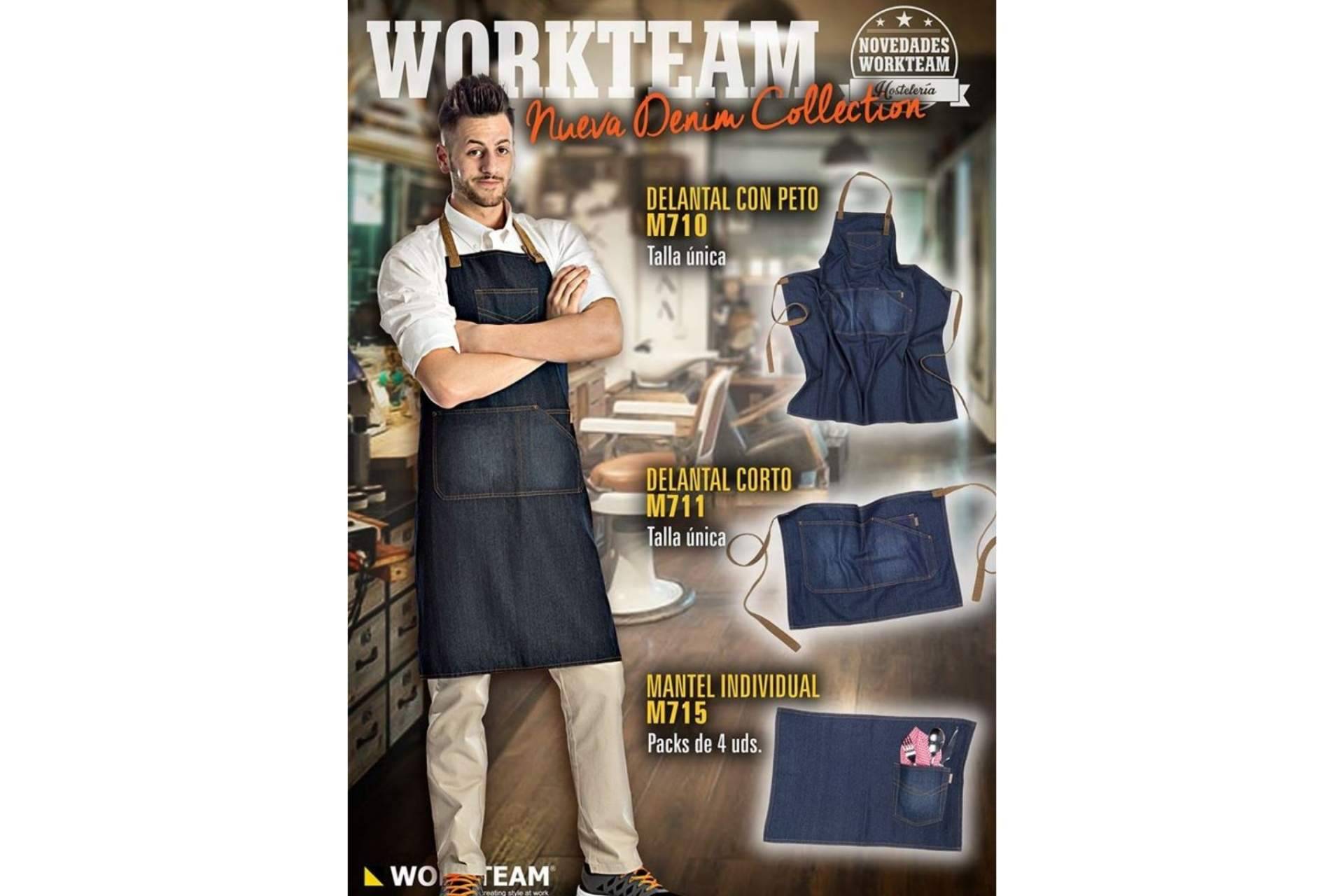 Promofactory ofrece los delantales vaqueros de Workteam