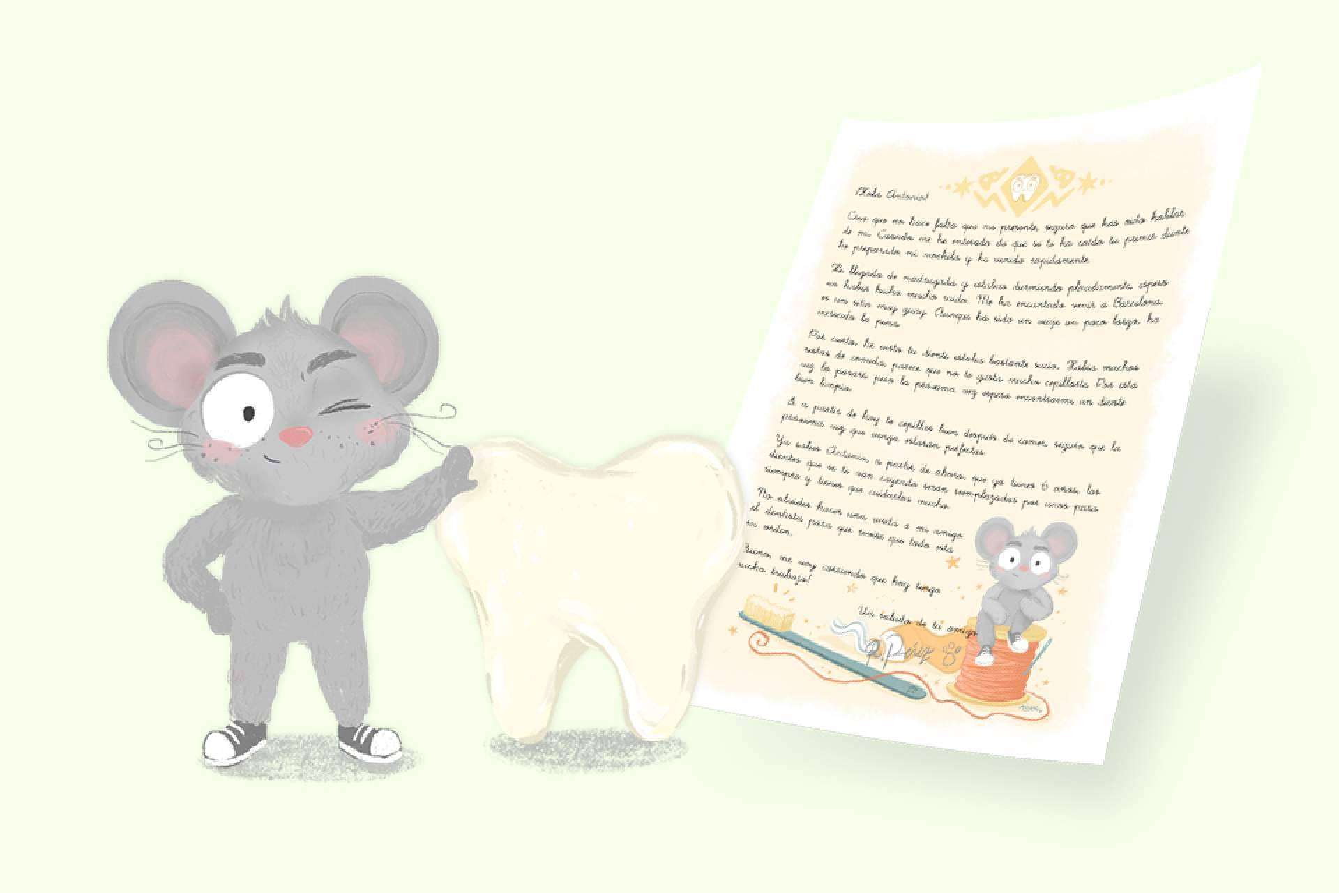 Mantener la fantasía y la ilusión en los más pequeños ante la caída de sus primeros dientes con la carta personalizada del Ratoncito Pérez