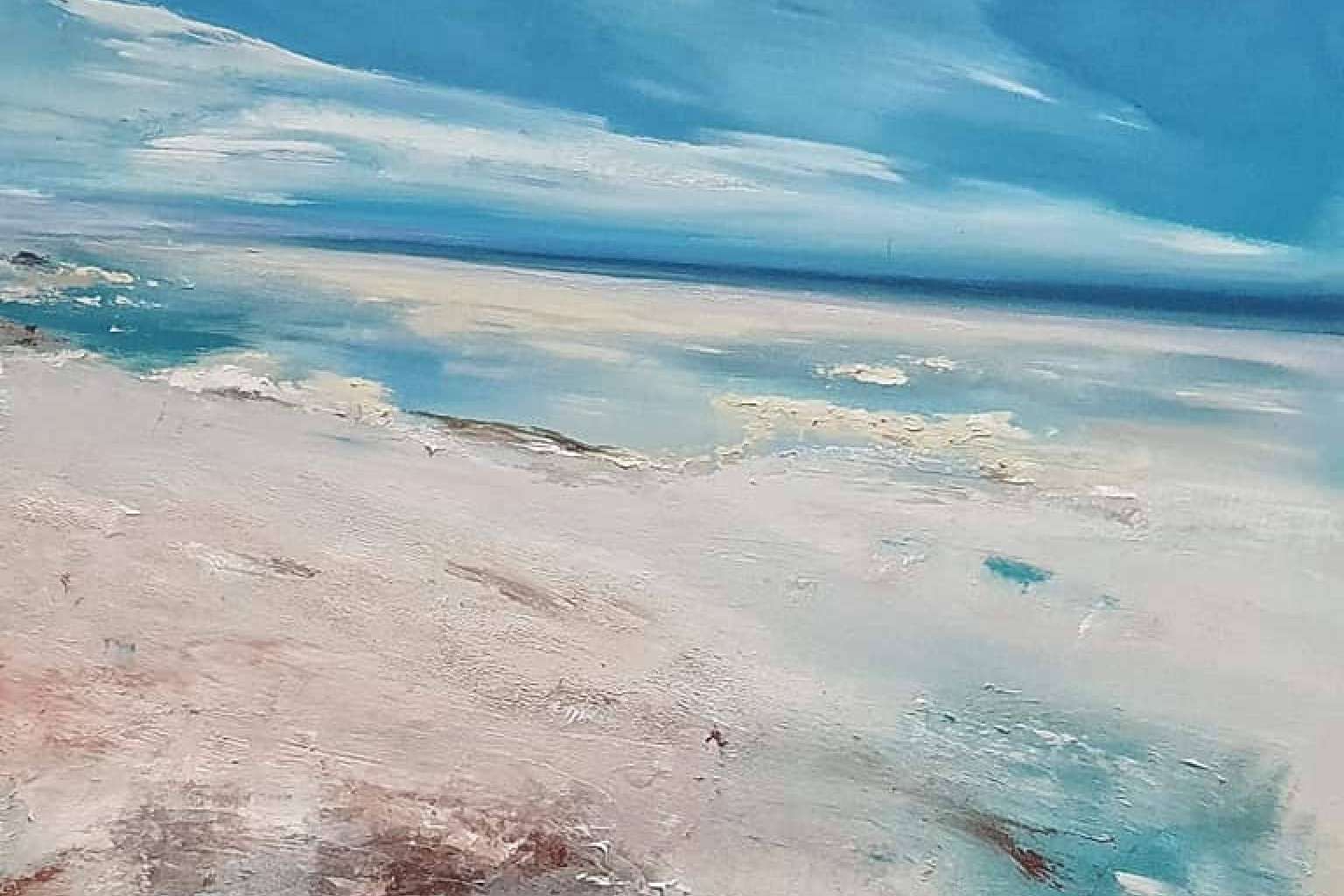 Momo Puente-Piazza, el artista sevillano que se ha convertido en uno de los nuevos referentes de la pintura abstracta en España