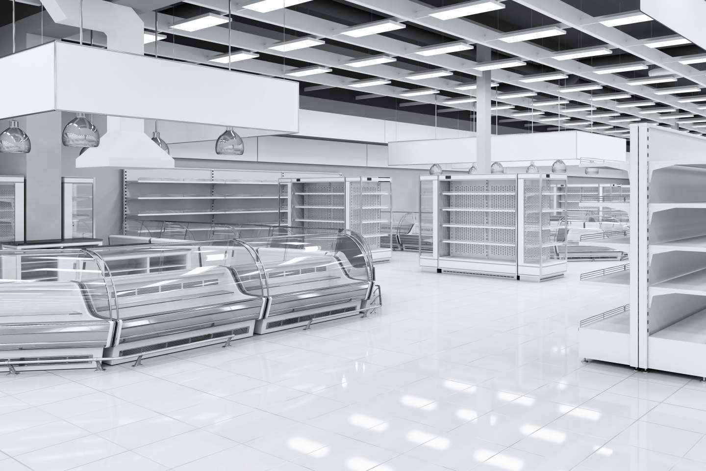 Para supermercados, Aacore Supply ofrece las cámaras frigorificas de refrigeración más populares