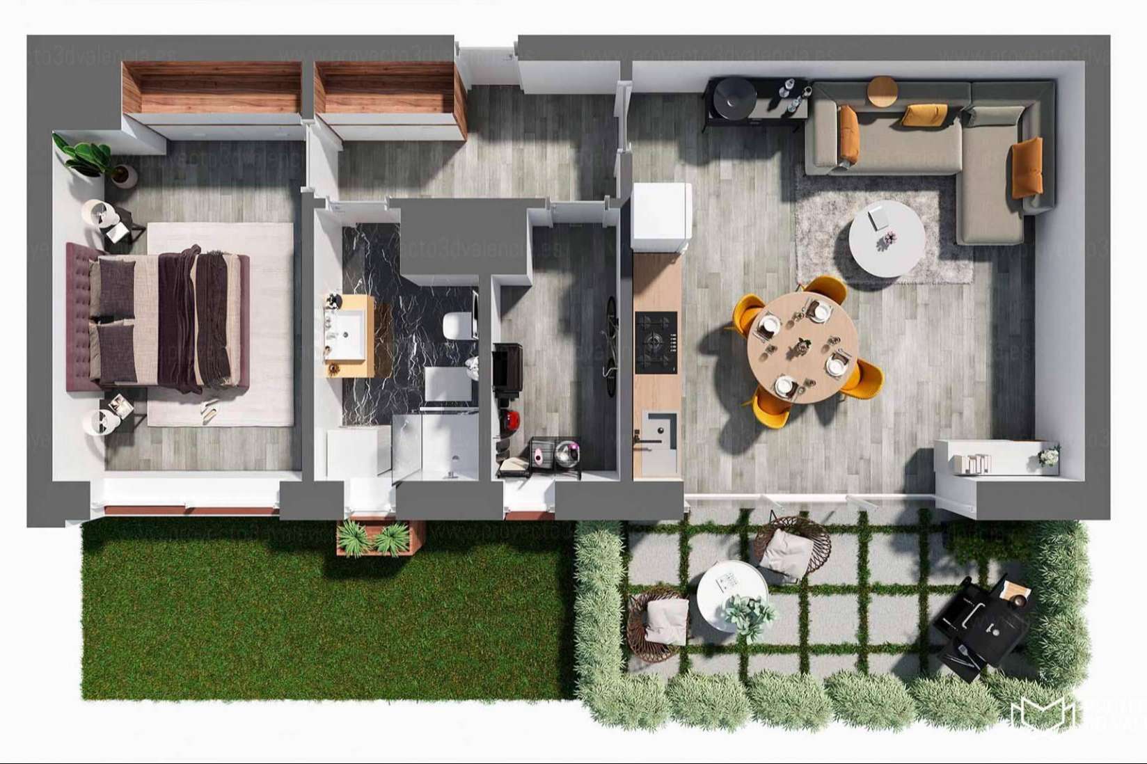 Promocionar viviendas y venderlas de una forma más innovadora con los renders de arquitectura interiores y exteriores con Proyecto 3D Valencia