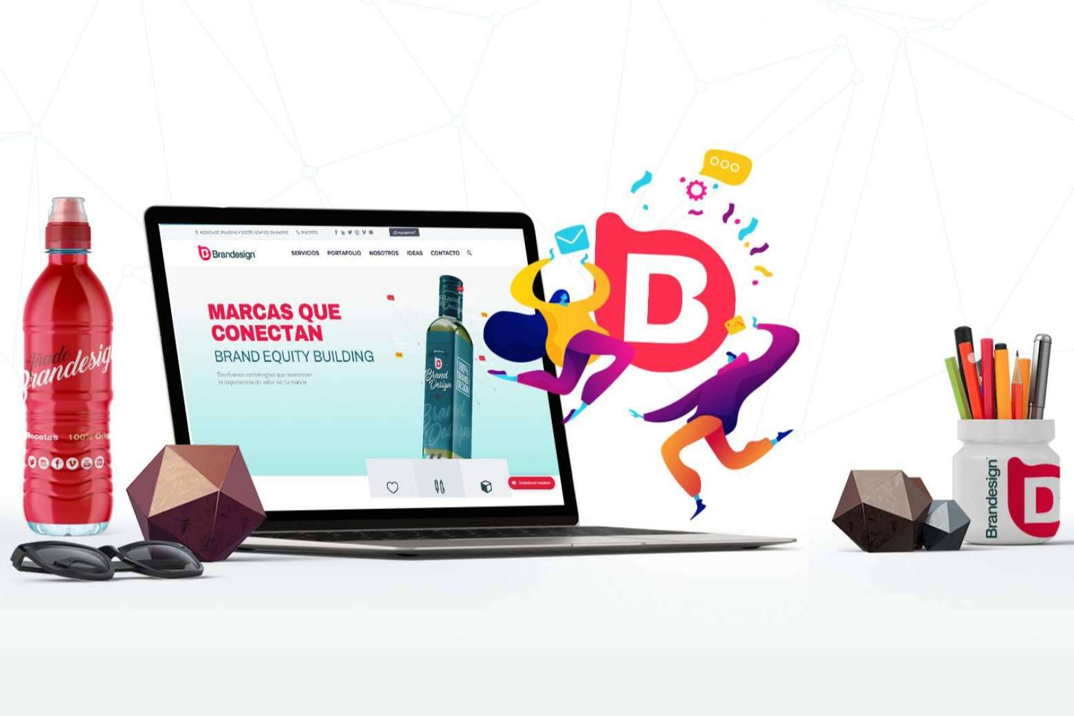 Una agencia experta en branding y diseño gráfico es Brandesign