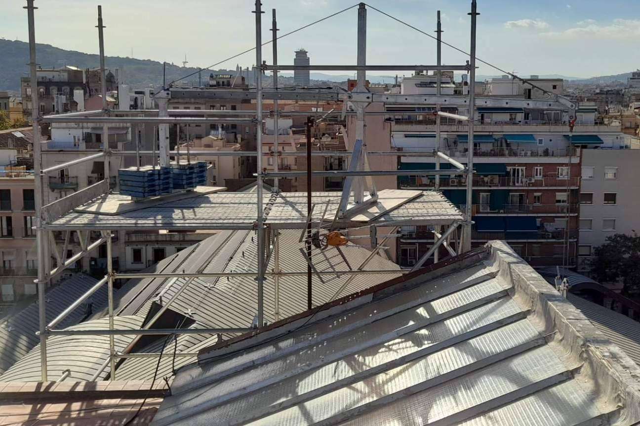 Construcción de obras con TusAndamiosBarcelona, la empresa especialista en alquiler de andamios