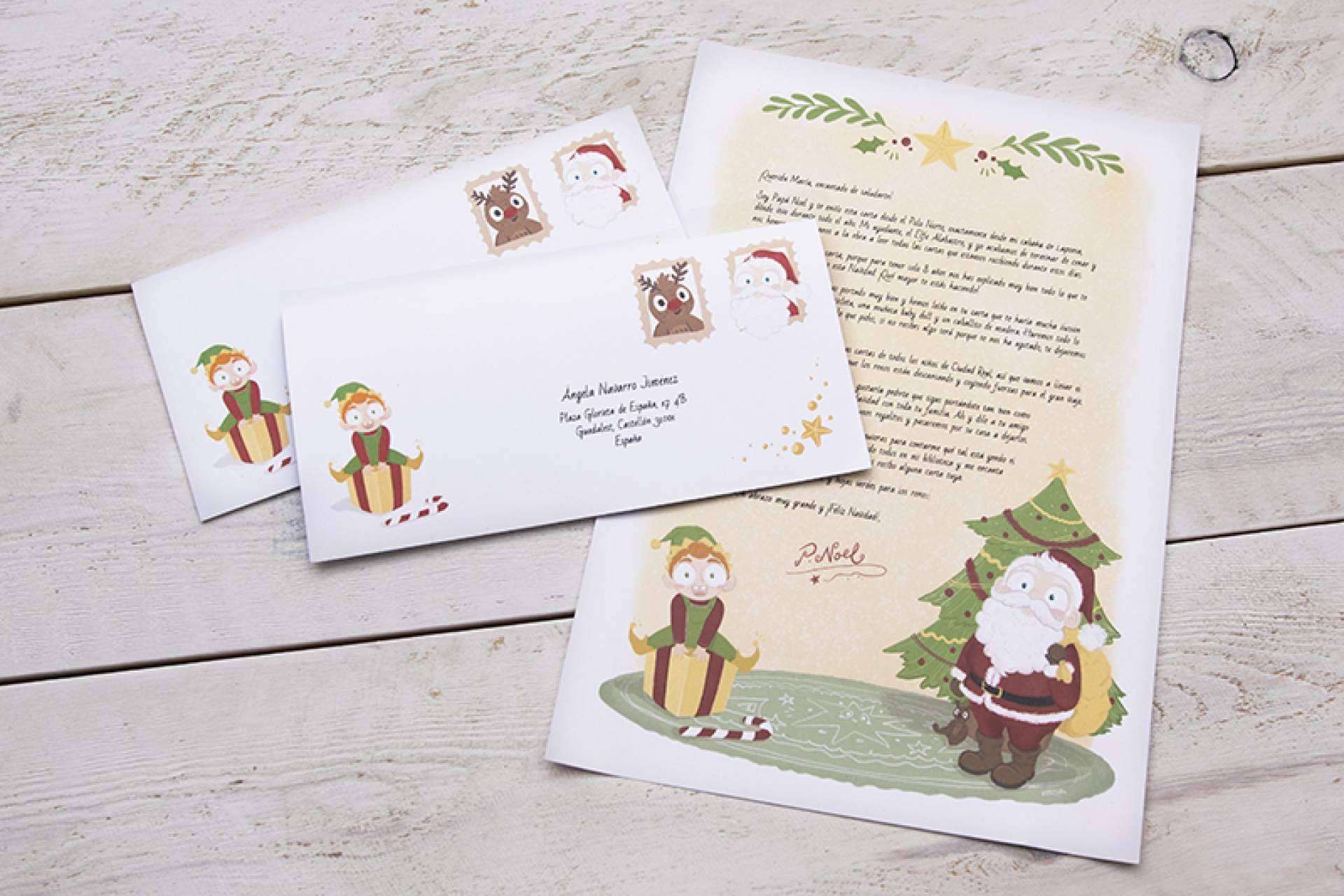 En Carta Personalizada se puede escribir la carta de Papá Noel