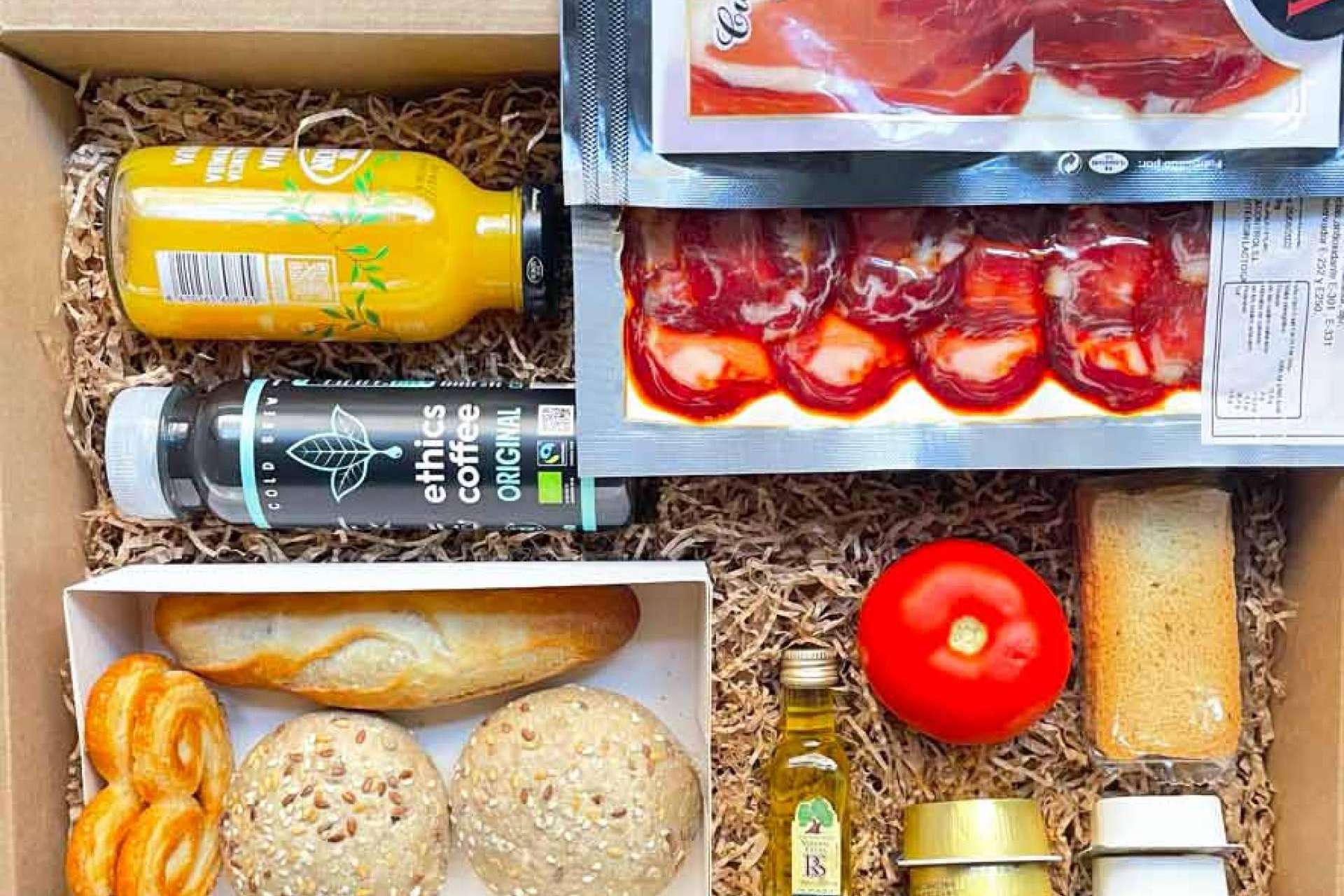 Las cajas gourmet a domicilio de Las Flores No Se Comen