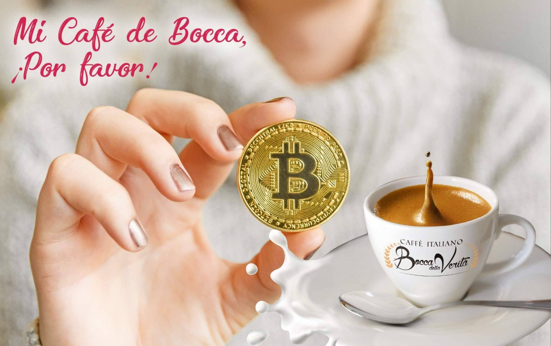 También se puede comprar café italiano con las criptomonedas, incluyendo Bitcoin