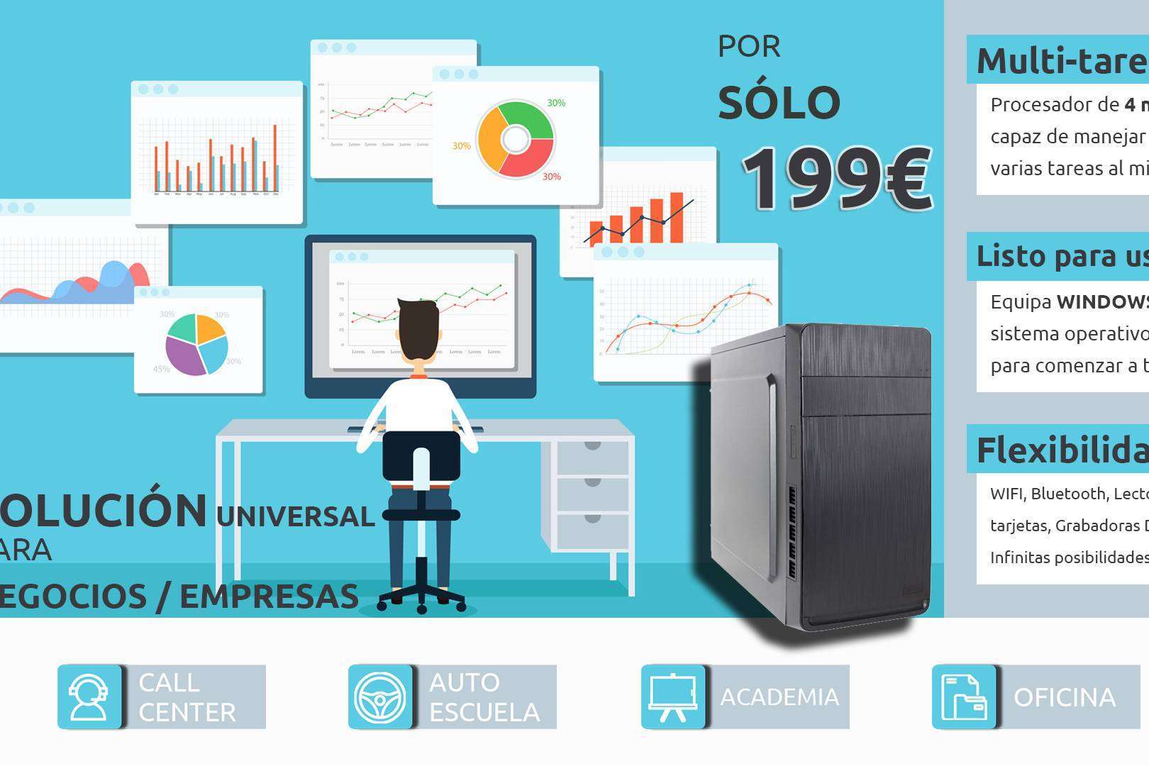Componentes para ordenador a los mejores precios con PC Gangas