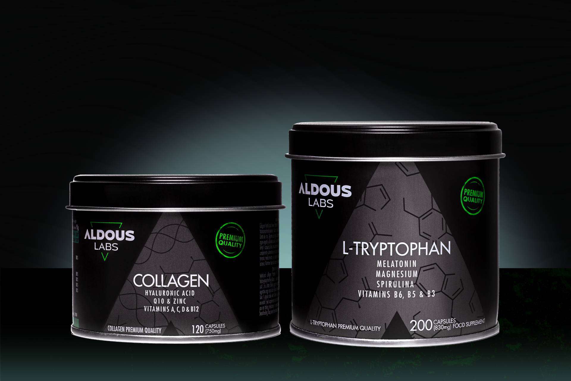Colágeno y Triptófano con Melatonina se posicionan entre los productos de éxito de Aldous Bio