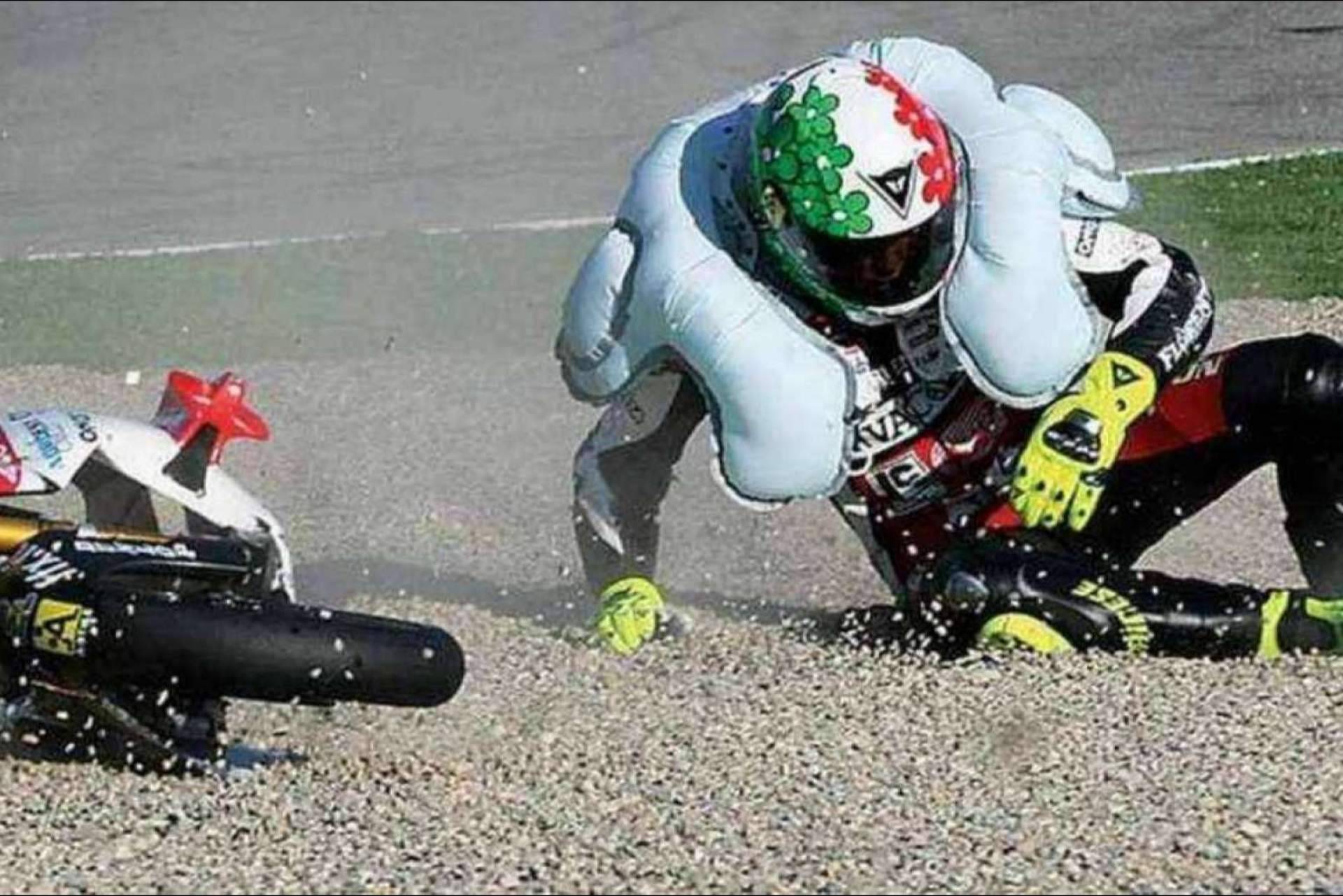 El airbag para moto de la marca DAINESE