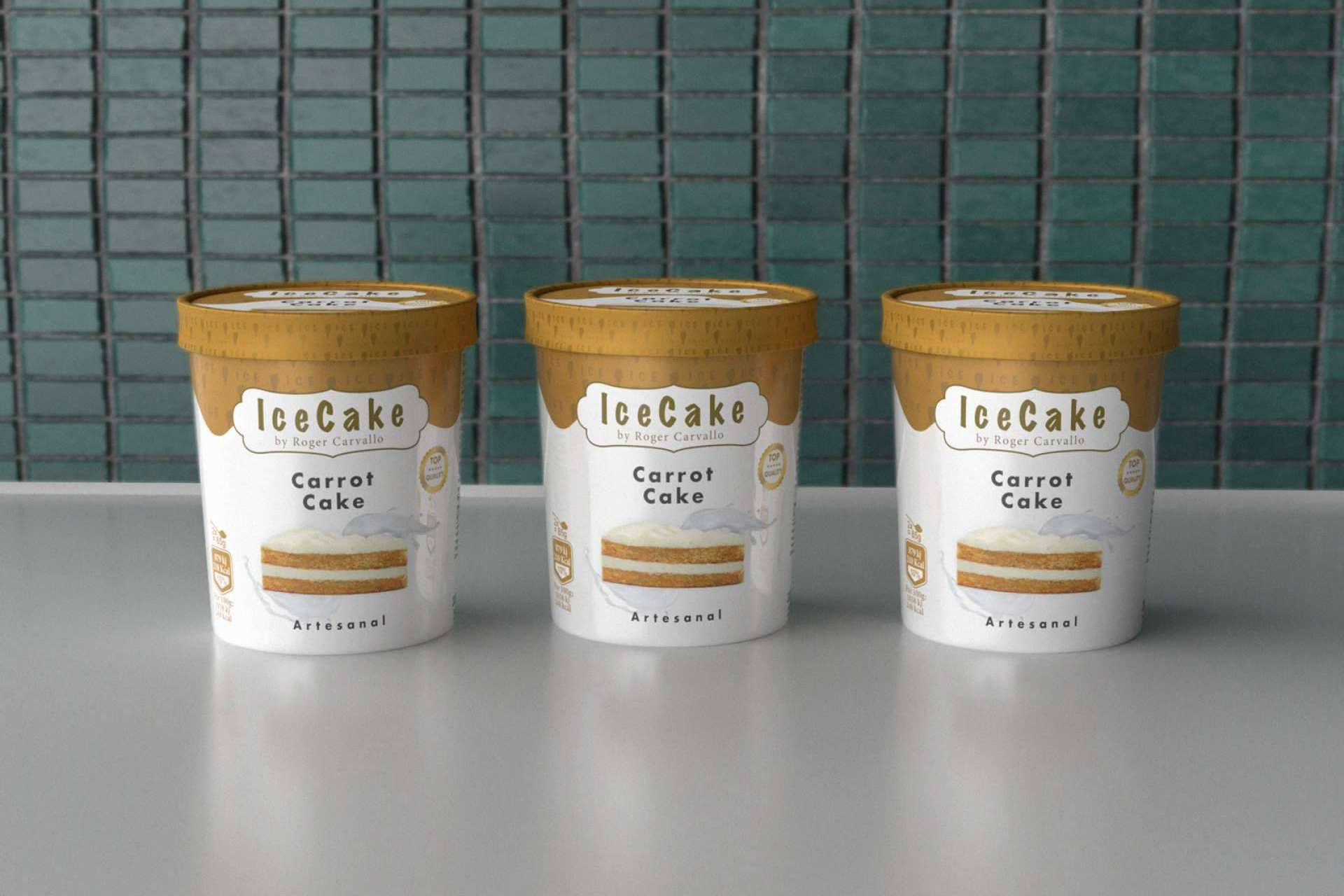 Roger Carvallo presenta el helado de carrot cake, la nueva delicia de IceCake