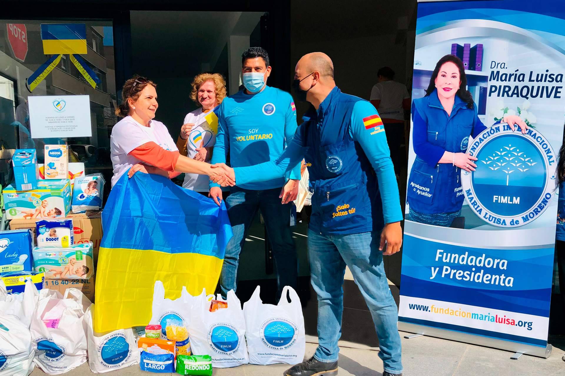 HelpUkrainianRefugees, una campaña de la Fundación Internacional María Luisa de Moreno