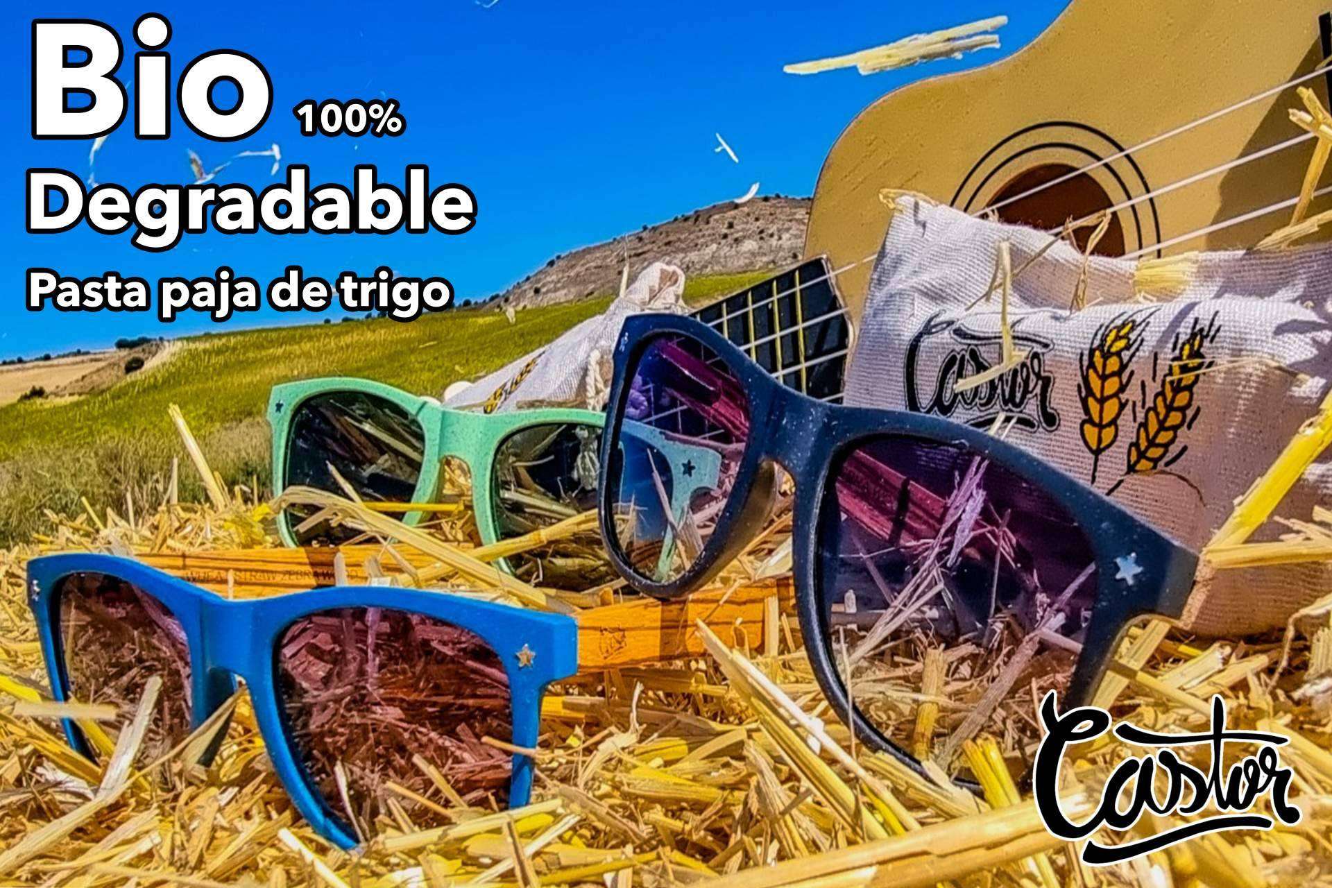 Las gafas de sol de Castor Sunglasses están fabricadas con materiales 100 % biodegradables