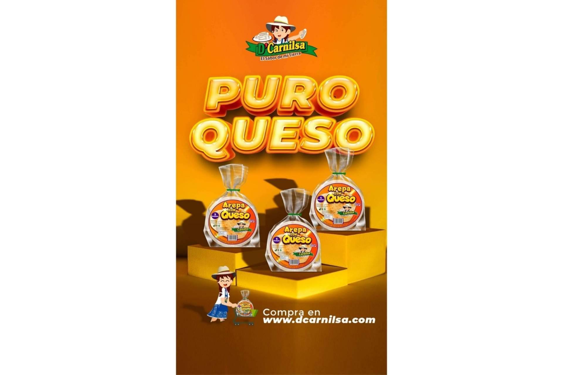 El verdadero sabor colombiano y venezolano con las arepas de D'Carnilsa