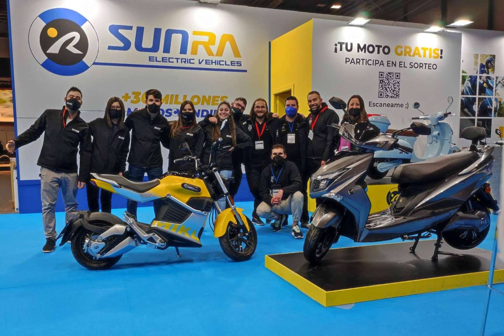 En la celebración de Vive la Moto, SUNRA arrasa como una de las marcas líderes en movilidad eléctrica