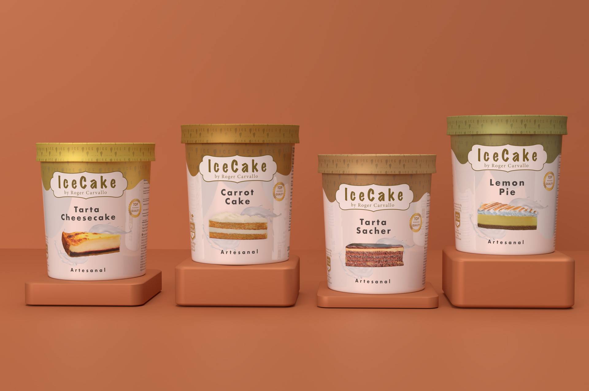 IceCake convierte las tartas clásicas de siempre en helados artesanales