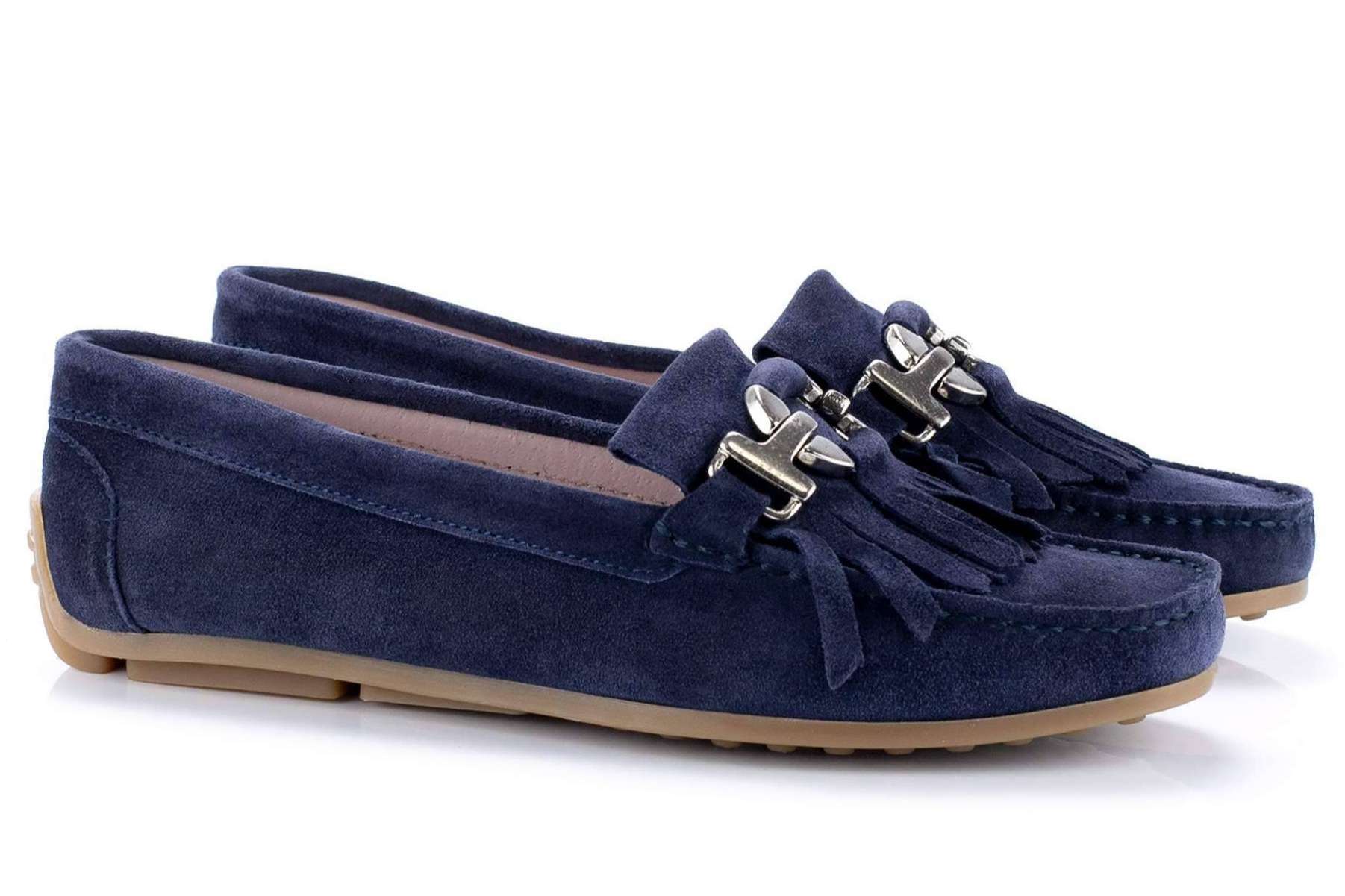 Ortiz & Reed, elegancia y la calidad en los mocasines de ante de mujer