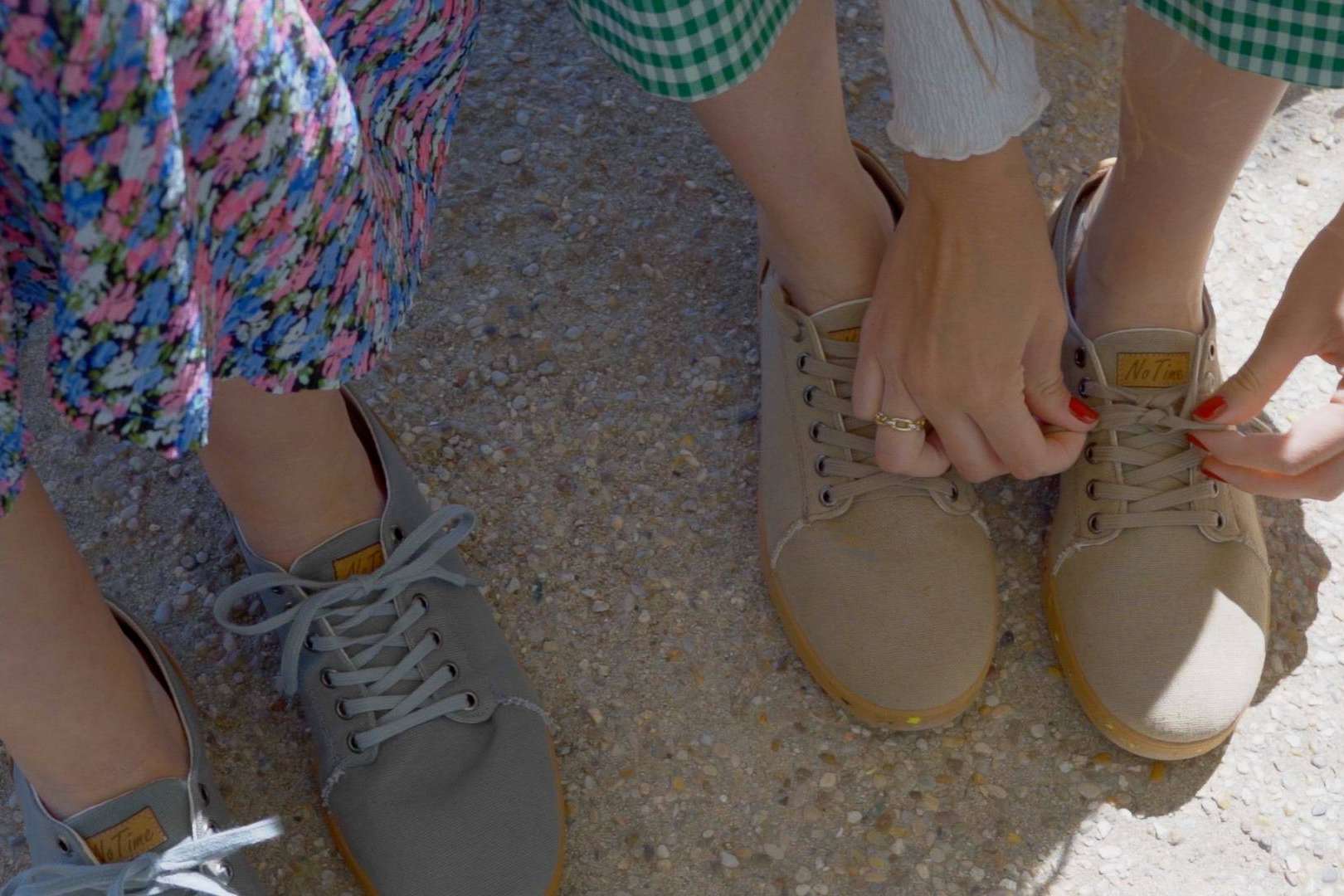 El proyecto innovador y creado en España NoTime recicla pelotas de tenis y pádel para hacer zapatillas