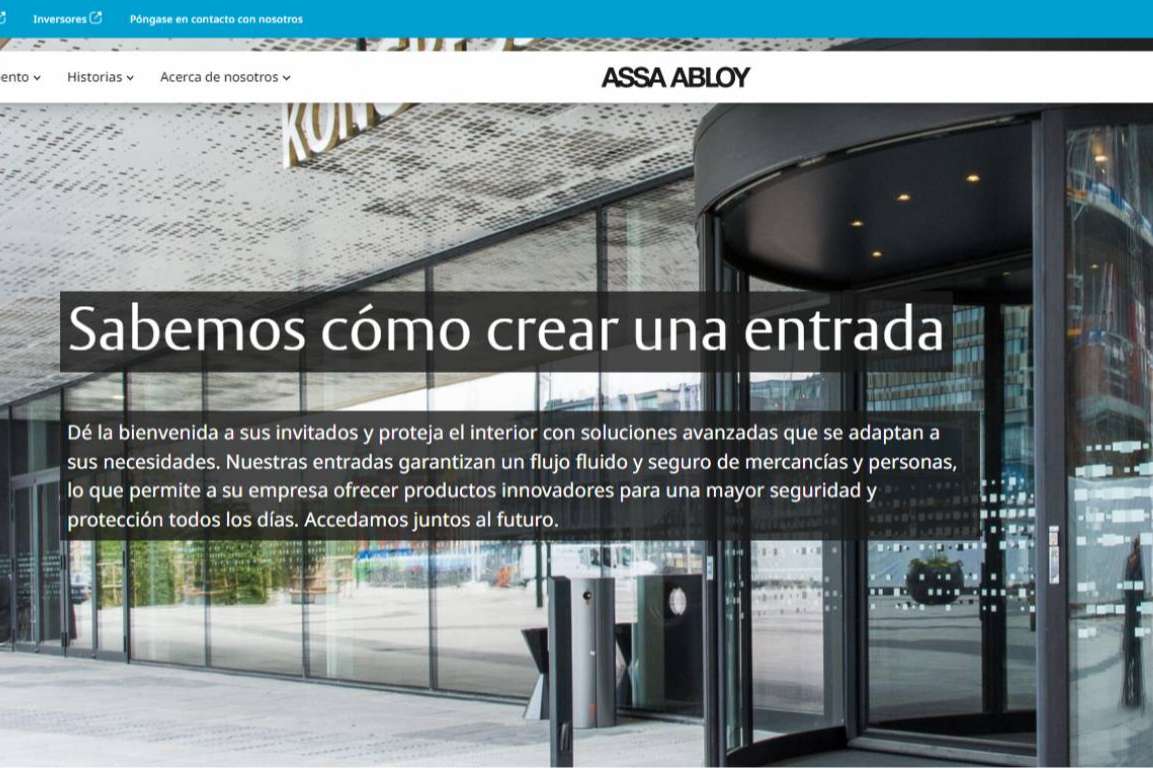 ASSA ABLOY Entrance Systems lanza una página web mejorada para facilitar la experiencia de sus clientes