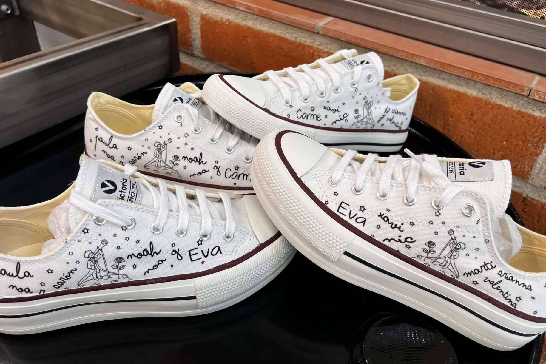 Zapatillas personalizadas para dar a cualquier look un toque único, de la mano de AMM Aerografía