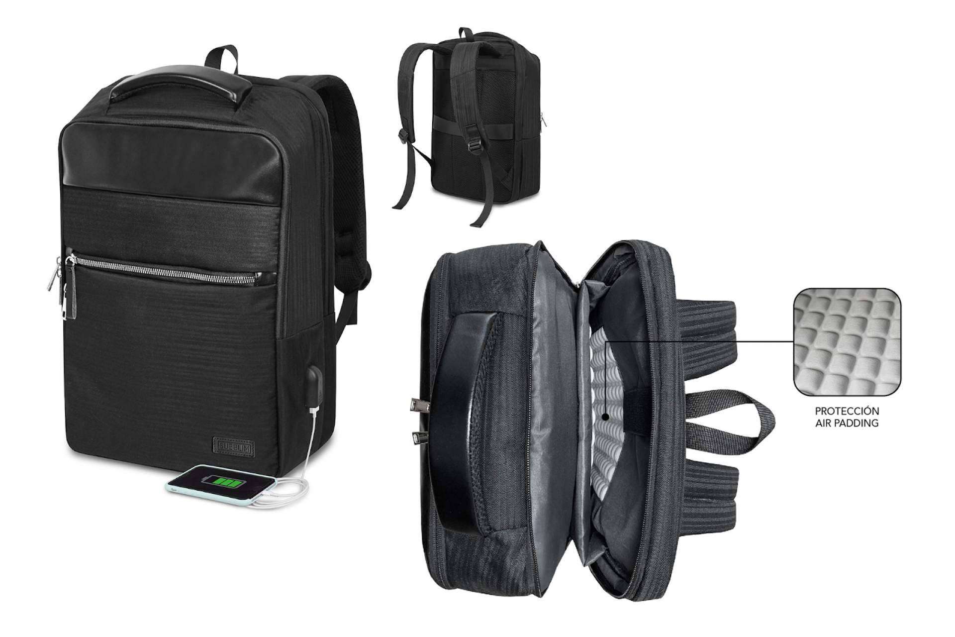 SUBBLIM ofrece mochilas para llevar el ordenador portátil de un lado a otro de forma segura y cómoda