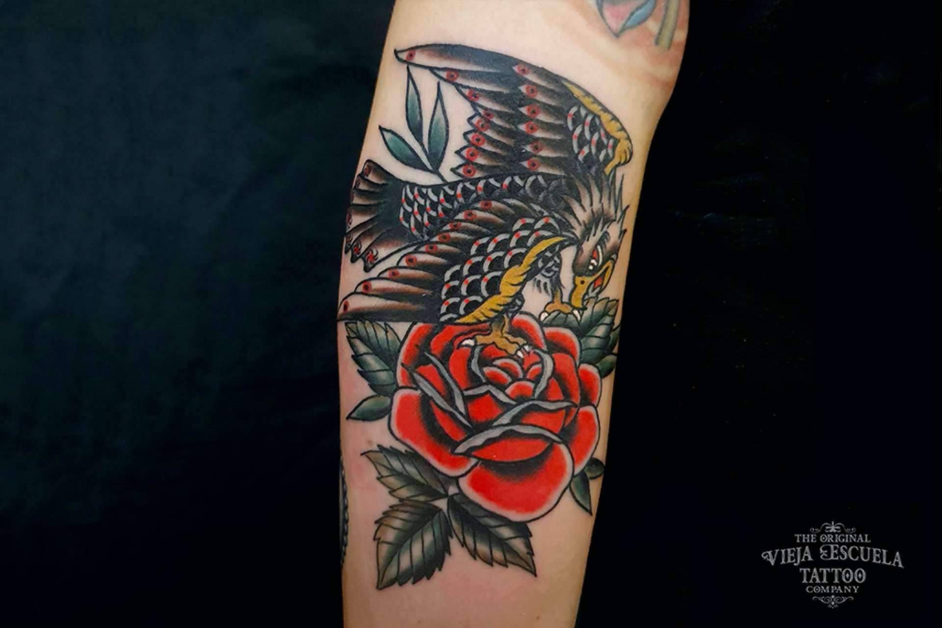 Tatuajes old school en Valencia, con Vieja Escuela Tattoo
