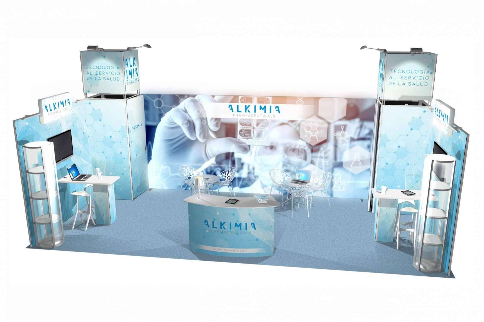 Stands de renting para ferias, con Olika Stands