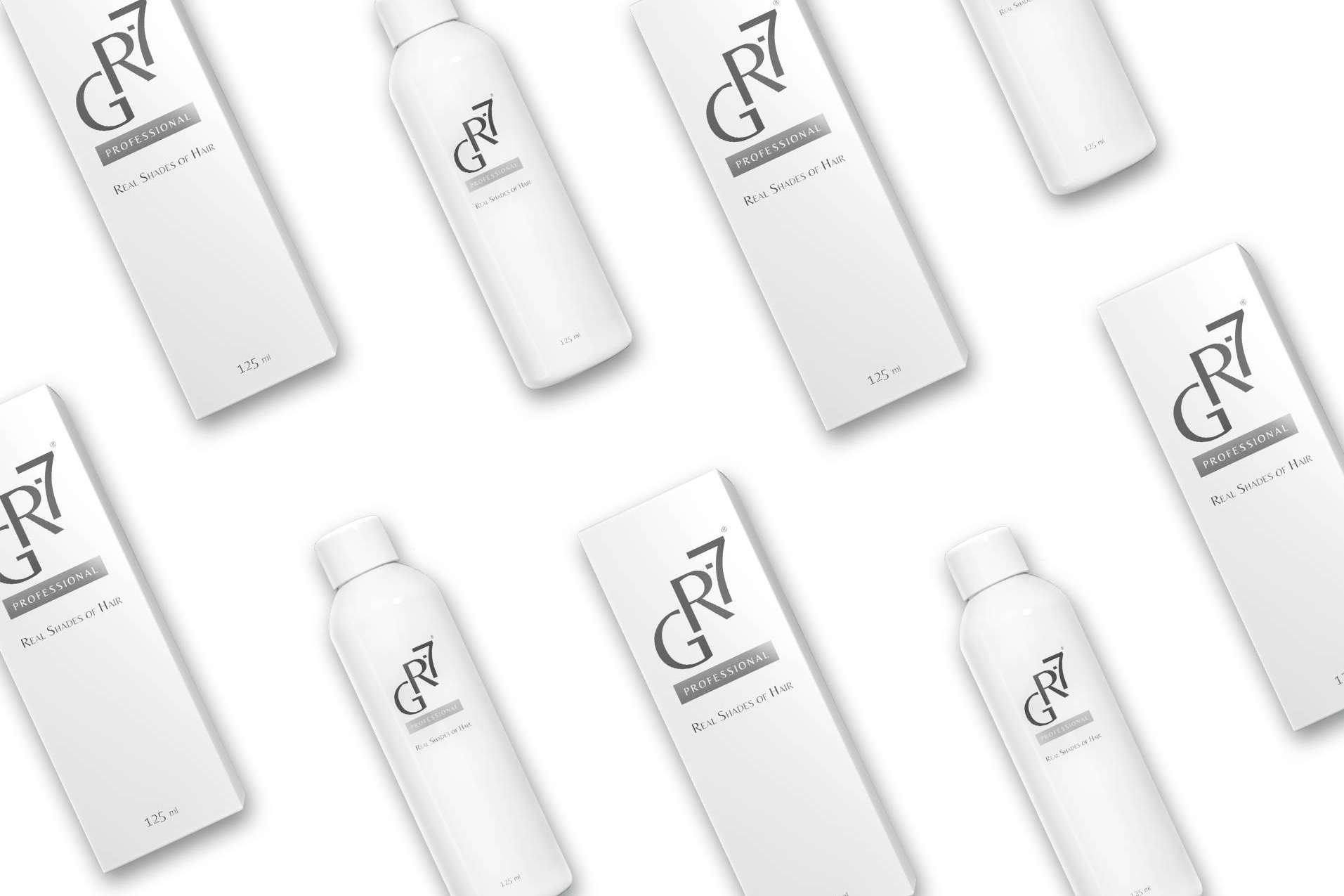 Aplicación de GR-7 para la restauración del color natural del cabello y para cubrir canas