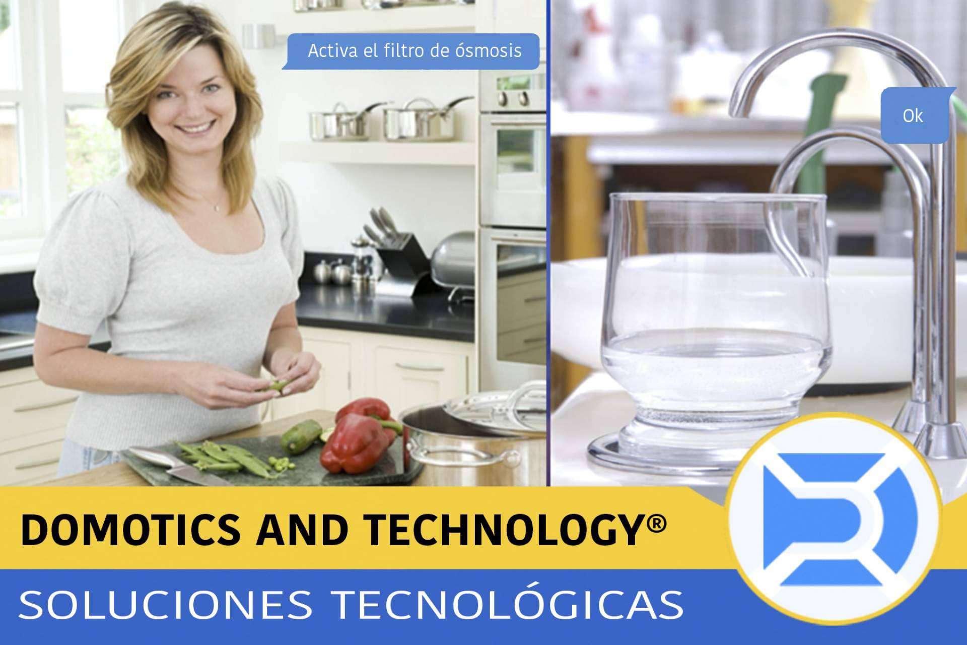 Domotics and Technology ha desarrollado una válvula inteligente para que el usuario pueda disponer de agua osmotizada siempre