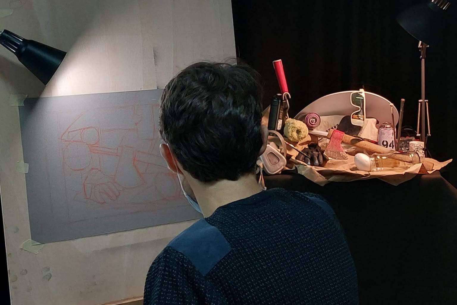 Curso de dibujo de Estudio Ilógico con el método del arte académico