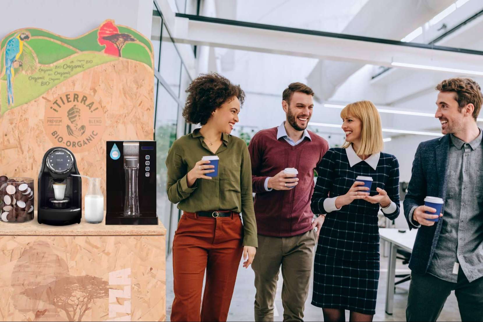 Espressa proporciona café italiano de primera calidad para oficinas