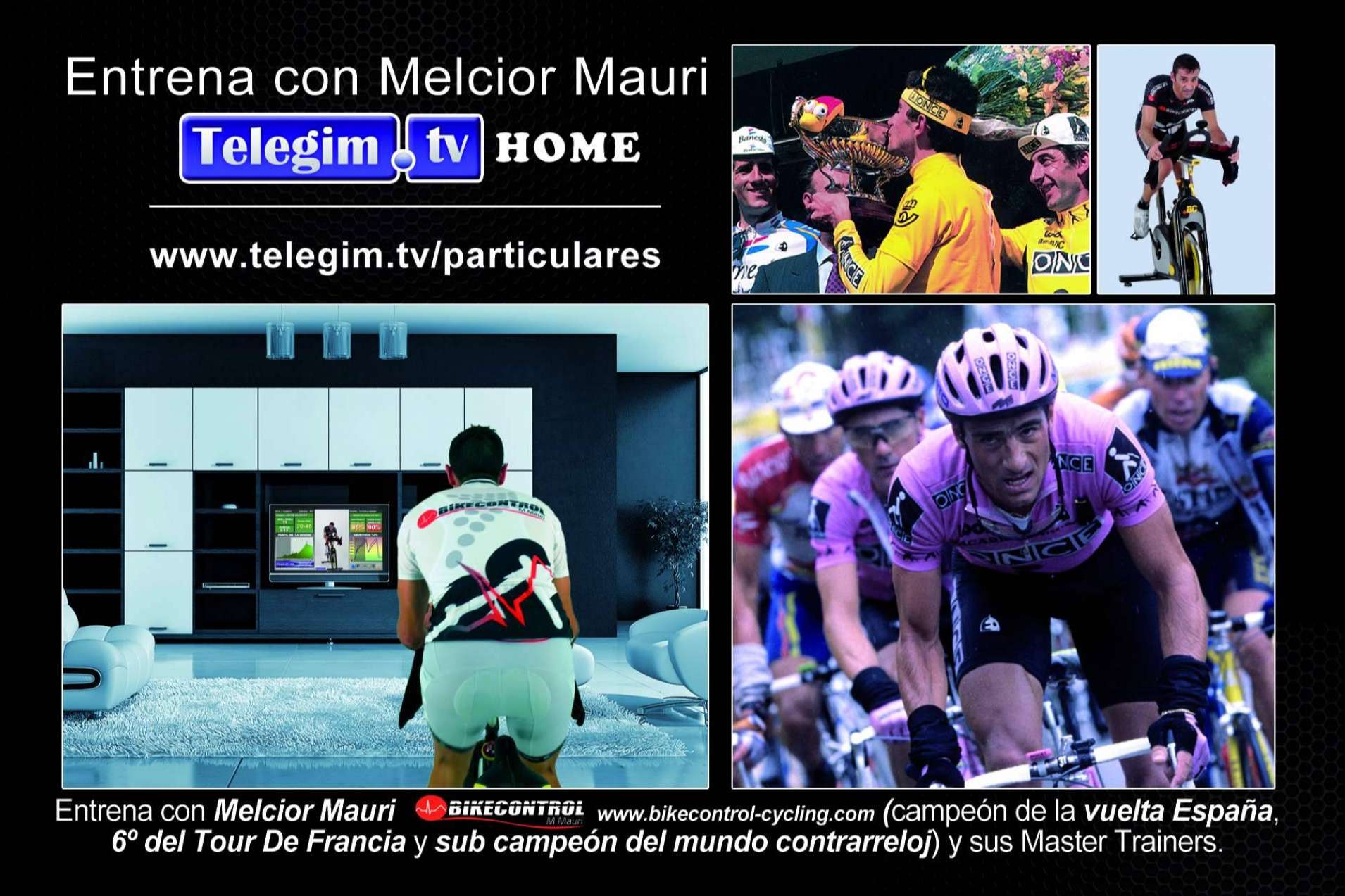 Telegim TV permite entrenar en casa con videoclases de Ciclo Indoor profesional