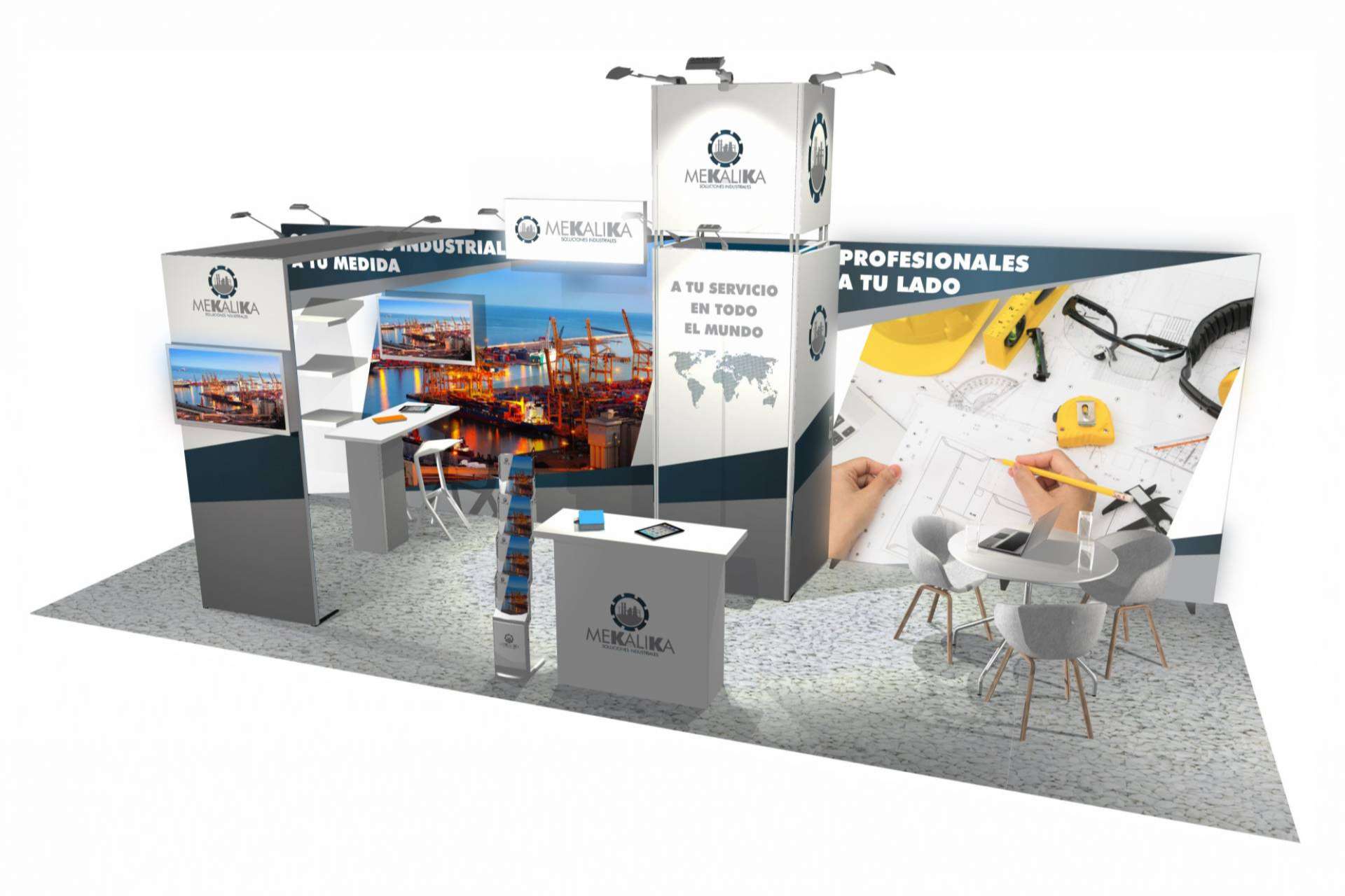 Olika Stands y sus stands reutilizables diseñados y fabricados con energía verde