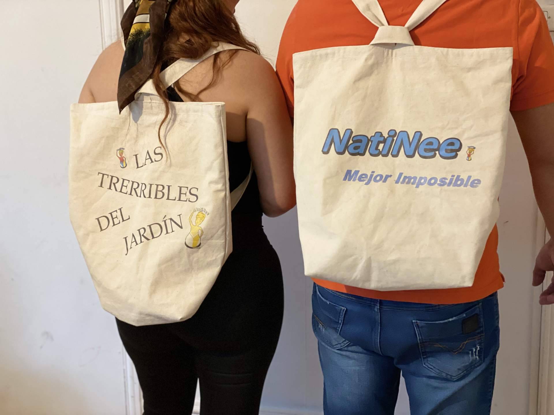Bolsas de tela reutilizables y personalizadas creadas por Natinee Bags