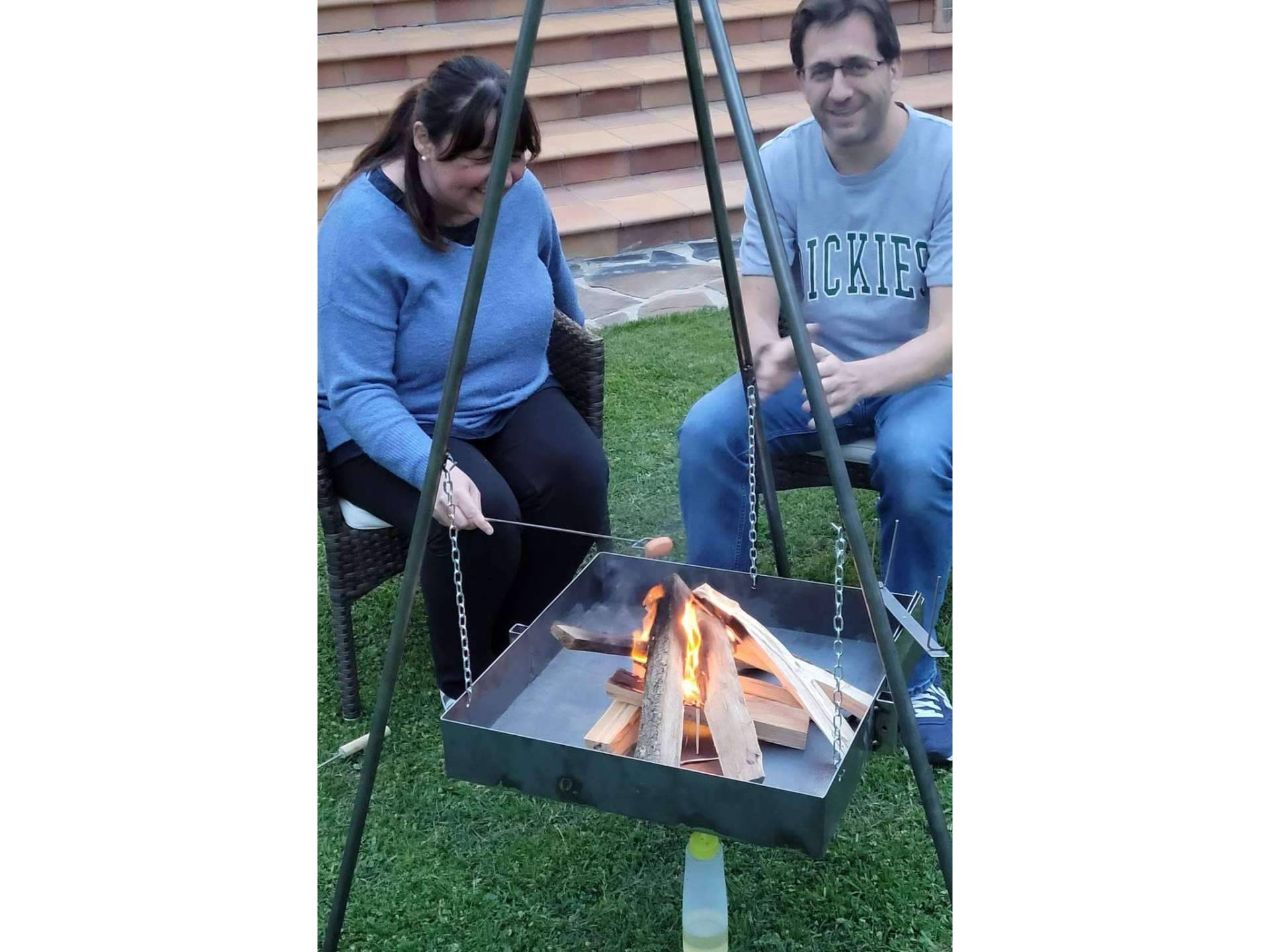 Disfrutar de las noches frías al aire libre con el brasero de jardín de Gaudir amb Foc