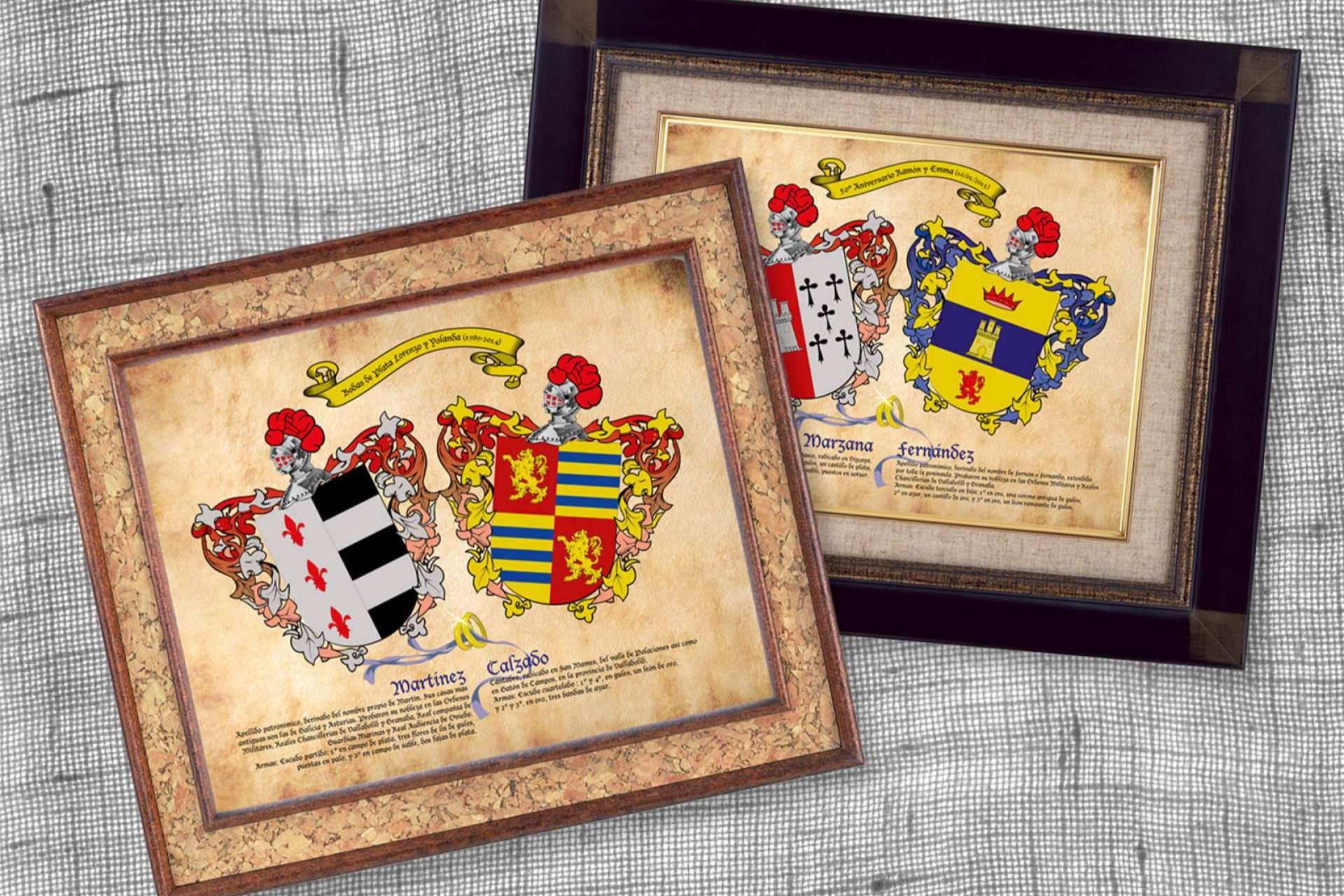 La Tienda Heráldica ofrece escudos heráldicos en formato digital de alta resolución