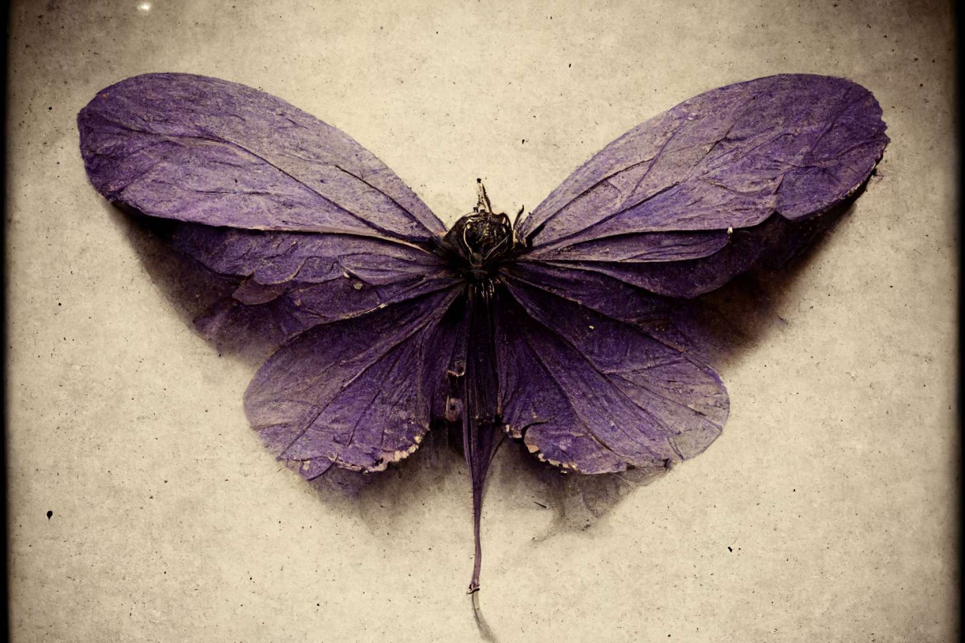 La muerte transformada de las mariposas representada en la obra 'Transformación' de Antonio Sánchez Castro