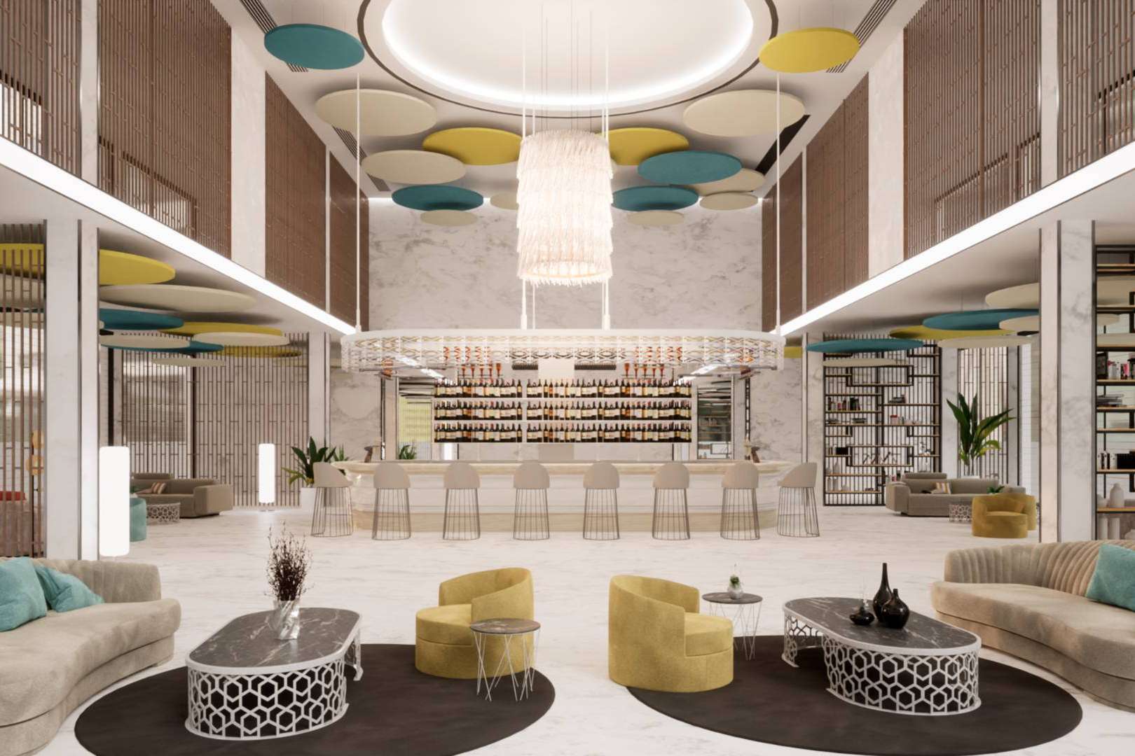 Incluir paneles acústicos decorativos para reducir el ruido en restaurantes y cafeterías con Acústica Decorativa